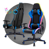 Silla Gamer Sillon Pc Escritorio Oficina Racing Led Premium