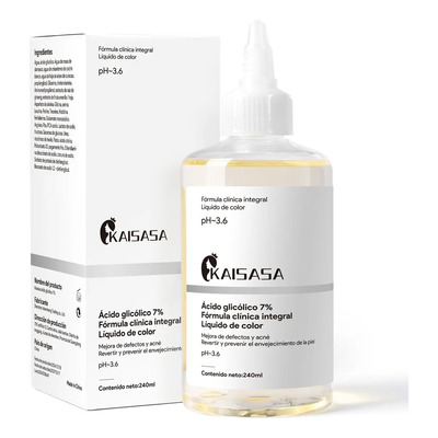 Kaisasa Solución Dermocosmética Tónico Reparador Anti Acné Ácido Glicólico para todo tipo de piel | Meses sin interés