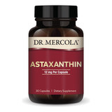 Dr Mercola Astaxanthin 12 Mg Astaxantina 30 Cápsulas