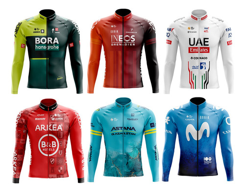 Jersey Ciclismo Ruta Mtb Equipos 2024 Largo Nacional