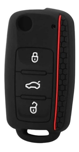 Funda Llave Silicon Vw Jetta Bora Golf Beetle Vento Seat 