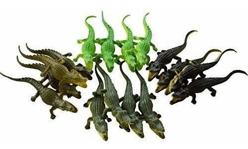 Juguetes De Cocodrilo 16 Piezas 6 Pulgadas Figura De Ac...