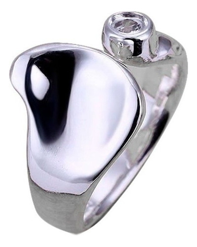 Anillo De Plata Ley 925 (adivina Que) Para Mujer Brillante