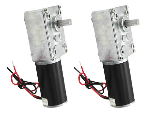 2 Pcs Dc 12v Motor Reductor Par Motor Reductor De Tornillo