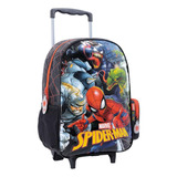 Spiderman Mochila Escolar Con Carro 16 PuLG Villanos Marvel