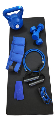 Kit Entrenamiento. Gimnasio En Casa. Fitness