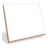 2 Placas Retangulares 4x40cm Mdf Branco 18mm