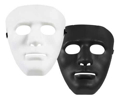 Mascara De Teatro Plastico Duro Halloween Disfraz 6 Piezas