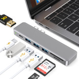 Adaptador Usb C Para Macbook Pro/air M1 2022/2021/2020, Hub