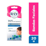 Bandas Depilatorias Veet Facial Piel Sensible X 20 Unidades