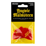 Jim Dunlop Uñetas Yngwie Malmsteen Pack X 6 Roja Yjmp01rd Color Red Tamaño Standard