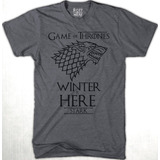 Game Of Thrones Stark Winter Is Here Playera H Rott Wear