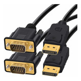 Paquete De 2 Disport A Vga, Adaptador Disport A Vga De ...