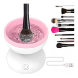 Limpiador De Brochas De Maquillaje, Lavadora Automática, Color Escovamake, Blanco