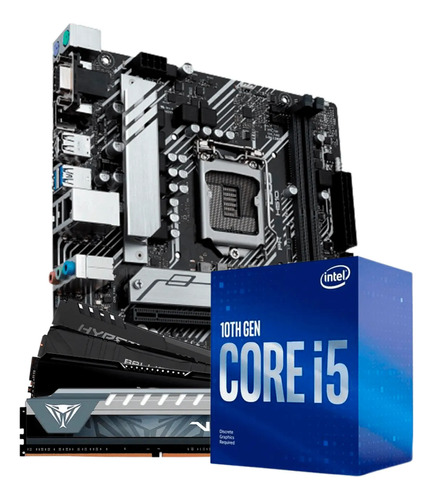 Kit Upgrade Intel Core I5 10400f Placa Mãe H510m Ddr4 16gb