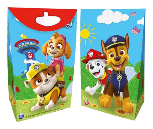 Bolsita Sorpresa Papel C/cierre X 8u - Paw Patrol