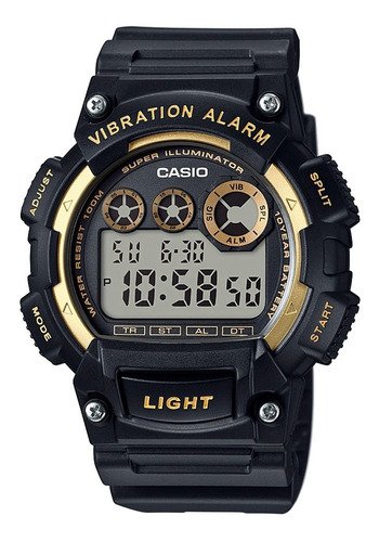 Reloj Casio W-735h-1a2 Alarma Vibratoria Casio Shop Oficial