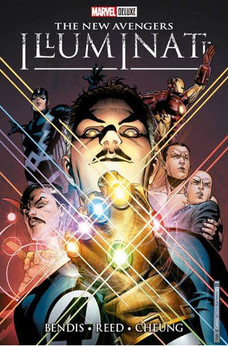 Avengers Illuminati: No, De Bendis. Serie Marvel Deluxe, Vol. 1. Editorial Marvel, Tapa Dura, Edición 2da En Español, 2018