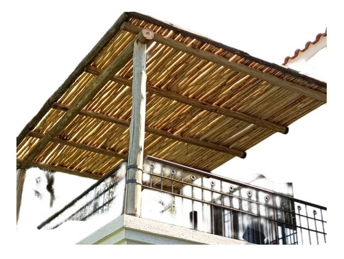 Pergola Galeria De Poste Y Vara De Eucalipto(palos Madera)m2