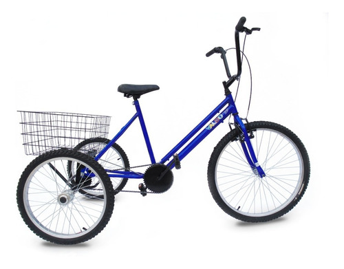 Bicicleta Triciclo Aro 26 - Super Luxo - 6 Opções De Cores