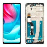 Tela Display Lcd Compatível Moto G60s Xt2133 Com Aro