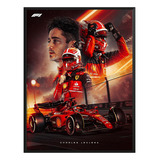 Cuadro Corredor Charles Leclerc Ferrari Sala C/ Marco