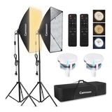 Kit De Iluminacion Softbox, Kit De Fotografia De Estudio Cam