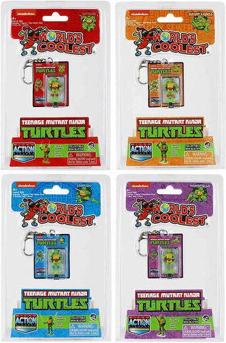 Tmnt Micro Figuras Tortugas Ninja Turtles Worlds Coolest