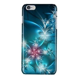 Funda Celular Arte Flores Dama Mujer Azul Todos Los Cel A *