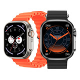 Smart Watch W68 Ultra Serie 8 Nfc Tela 49mm + Pulseira Extra Cor Da Caixa Preto Cor Da Pulseira Preto