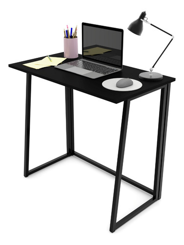 Mesa Escrivaninha Industrial Articulada Compacta Tampo Mdf