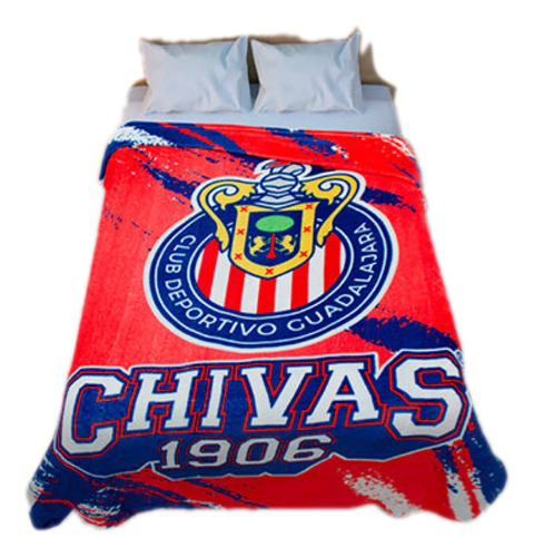 Frazada Cobertor De Chivas Guadalajara Individual