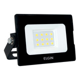 Projetor Led Elgin Refletor 10w 6500k Bivolt Cor Da Carcaça Preto Cor Da Luz Branco 110v/220v