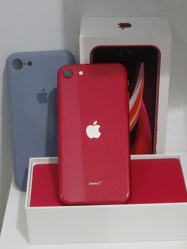 iPhone SE Red, 64 Gb, Muito Conservado, Bateria 90%.