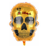 2 Globo De Calavera 73cm Halloween O Dia De Muertos Cráneos