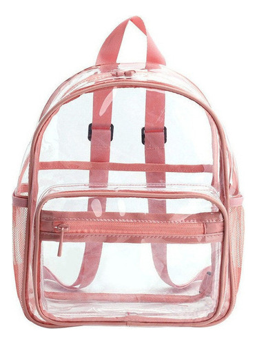 Mochila Colegiala Transparente Impermeable De Pvc