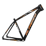 Quadro Bicicleta Aro 29 Aluminio Alfameq Afx Freio A Disco Cor Preto Laranja Com Branco Tamanho Del Quadro 21