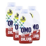 Kit 4 Refis Omo Concentrado Lavagem Perfeita 500ml