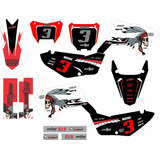 Kit Gráfico Biker Ride Xr250 Tornado Adesivo 0.20 Mm Kr526