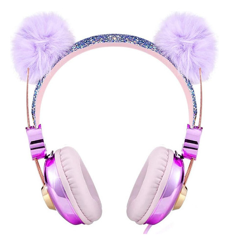 Loakyo Auriculares Para Niños Para Niñas, Cute Bear Ear Con