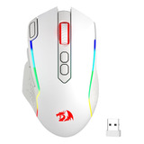 Mouse Inalambrico Redragon Gamer, 10000dpi,usb 2.4ghz Blanco