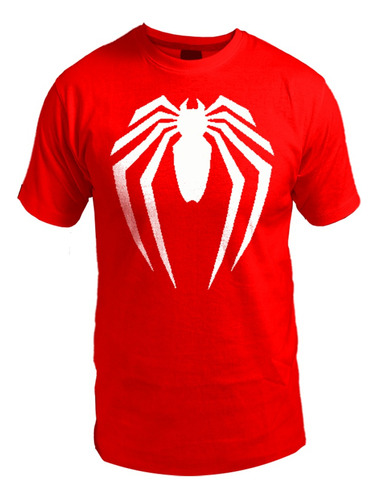 Remera Spiderman Ps4 Logo / Comic