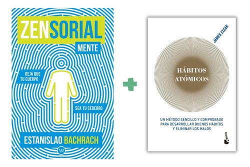 Zensorialmente + Habitos Atomicos - 2 Libros Gde Y Bol