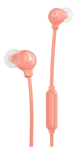 Audifonos Motorola Earbuds 3 In Ear Super Comfort Color Rosa