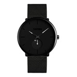 Reloj Skmei 9185 Acero Negro Elegante Moderno Moda Urbana