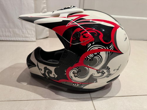 Casco Motocross Vcan Talle M 57-58 Cm Excelente Estado