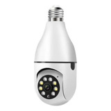 Câmera Lâmpada Wifi Full Hd Visão Noturna Yoosee Vigilância Panorâmica Espiã Sensor