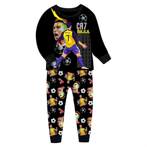 ! Conjunto De Pijama Football Star Para Niños Grandes, Funda
