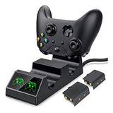 Esywen - Cargador Para Mando Xbox One, Doble Xbox