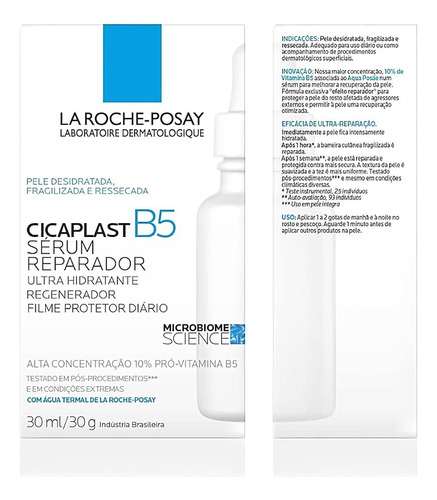 Serum Reparador Cicaplast B5 30ml - La Roche-posay